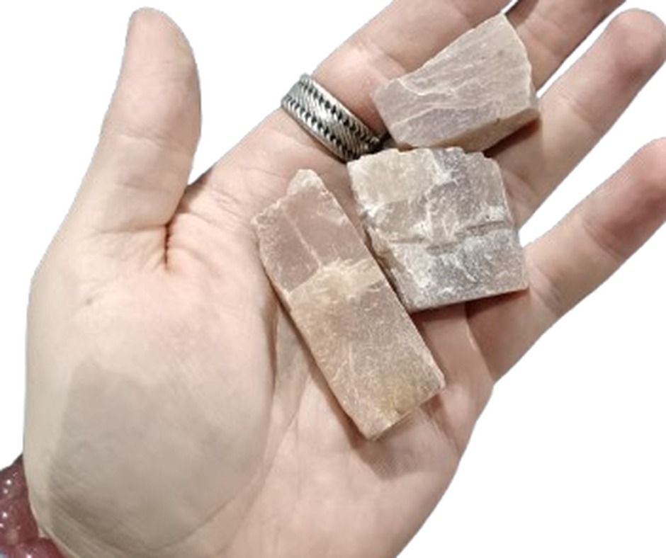Peach Moonstone mini rough