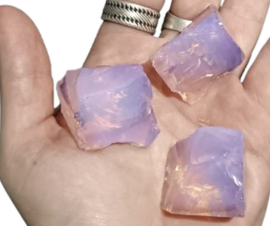 Pink Opalite mini rough