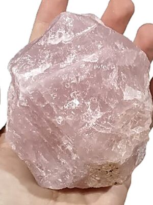 Large Rose Quartz Chunk (250–500g) · Large (500g+)