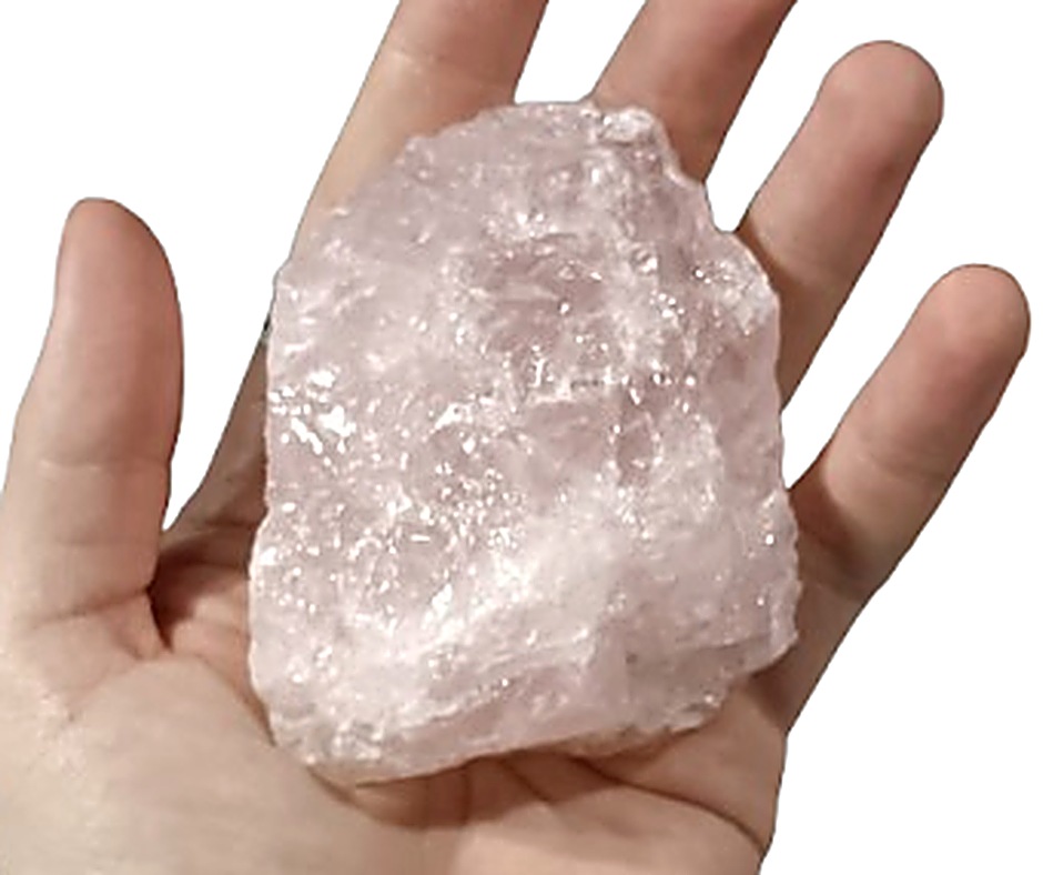 Large Rose Quartz Chunk (250–500g) · Medium (250–500g)