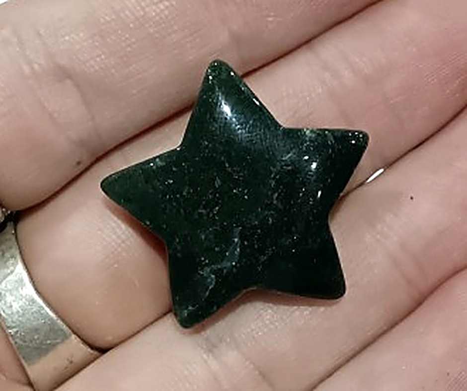 Mini Crystal Star · Obsidian