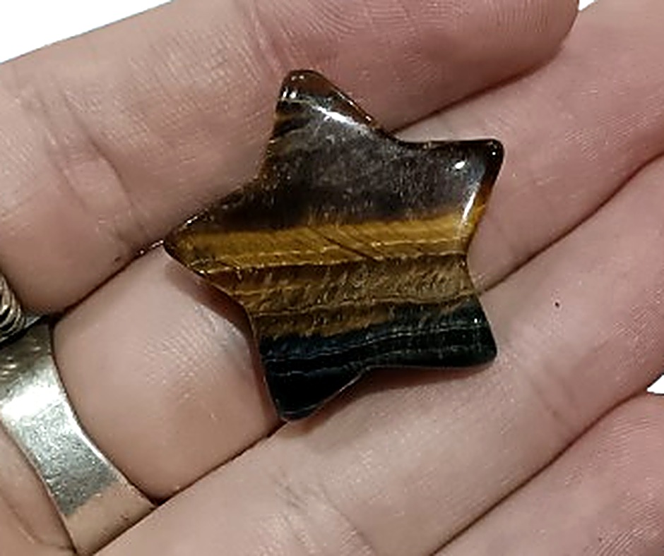 Mini Crystal Star · Tigers eye