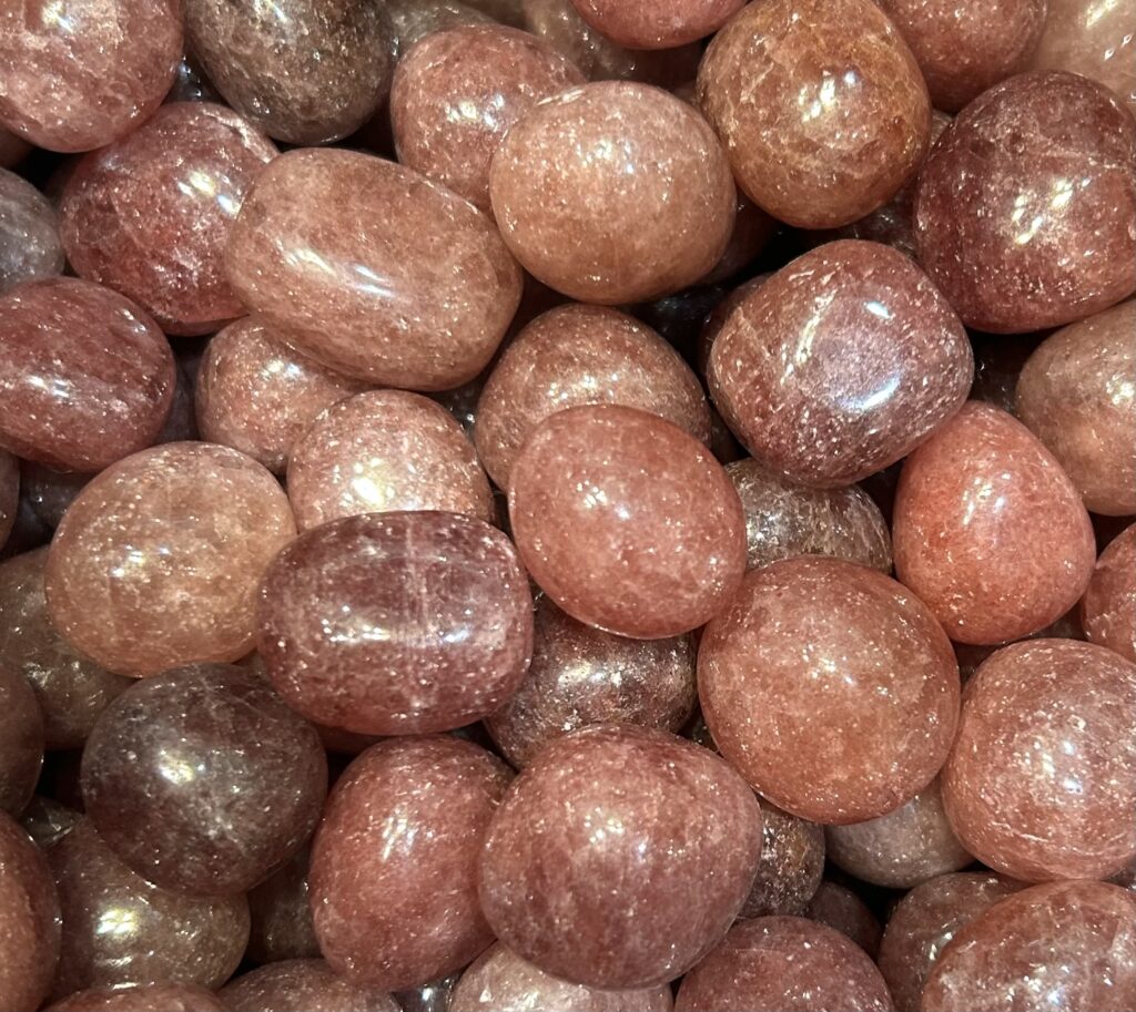 Strawberry Quartz tumblestones