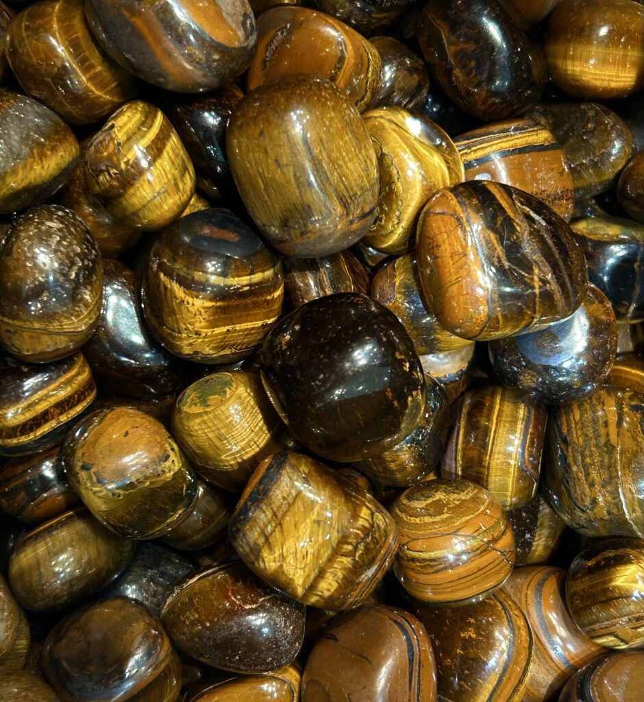 Tiger's Eye tumblestones