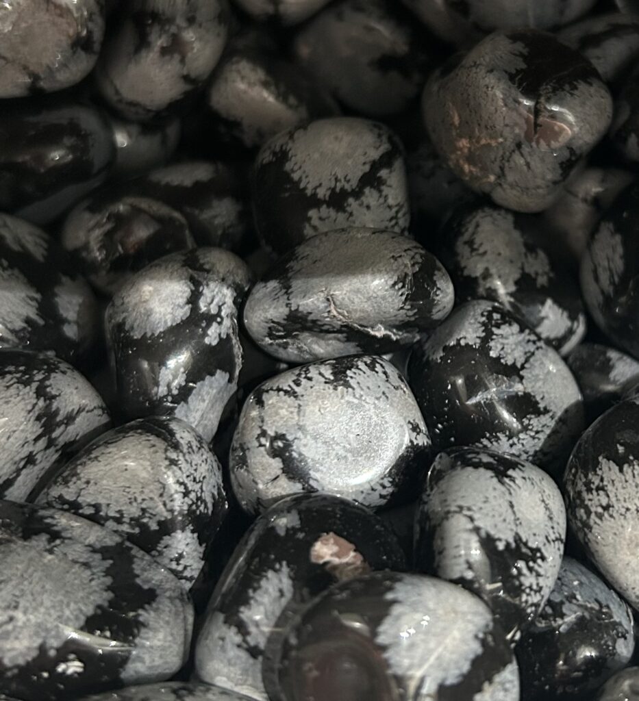 Snowflake Obsidian tumblestones
