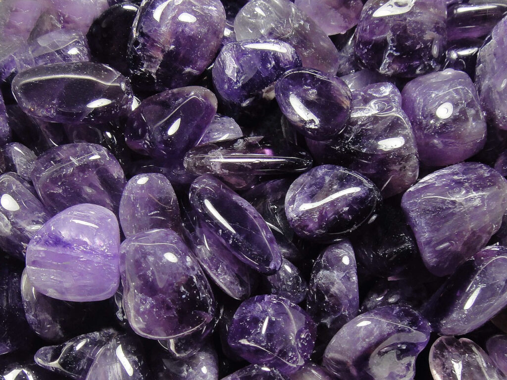 Amethyst tumblestones