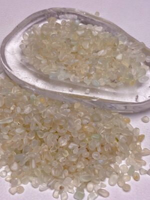 Green Calcite Crystal Chips