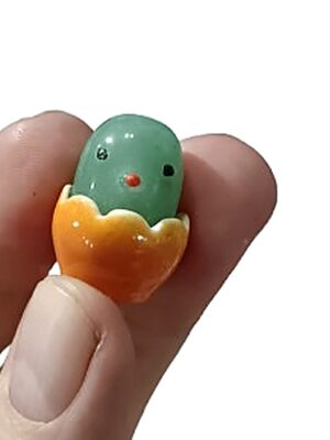 Mini Crystal Chick in Shell · Aventurine
