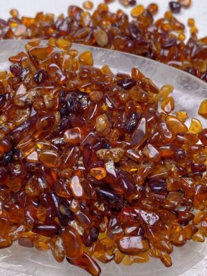 Orange Garnet Crystal Chips