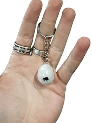 Tumblestone Keychain · Moonstone