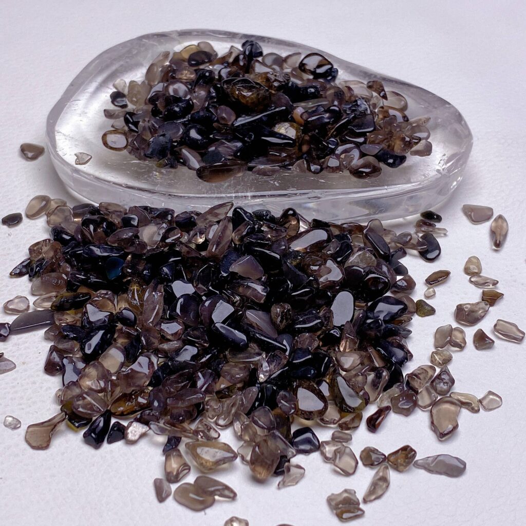 Smoky Quartz Crystal Chips