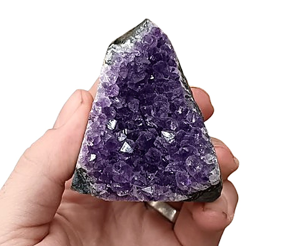 200g Amethyst Cluster with Cut Base