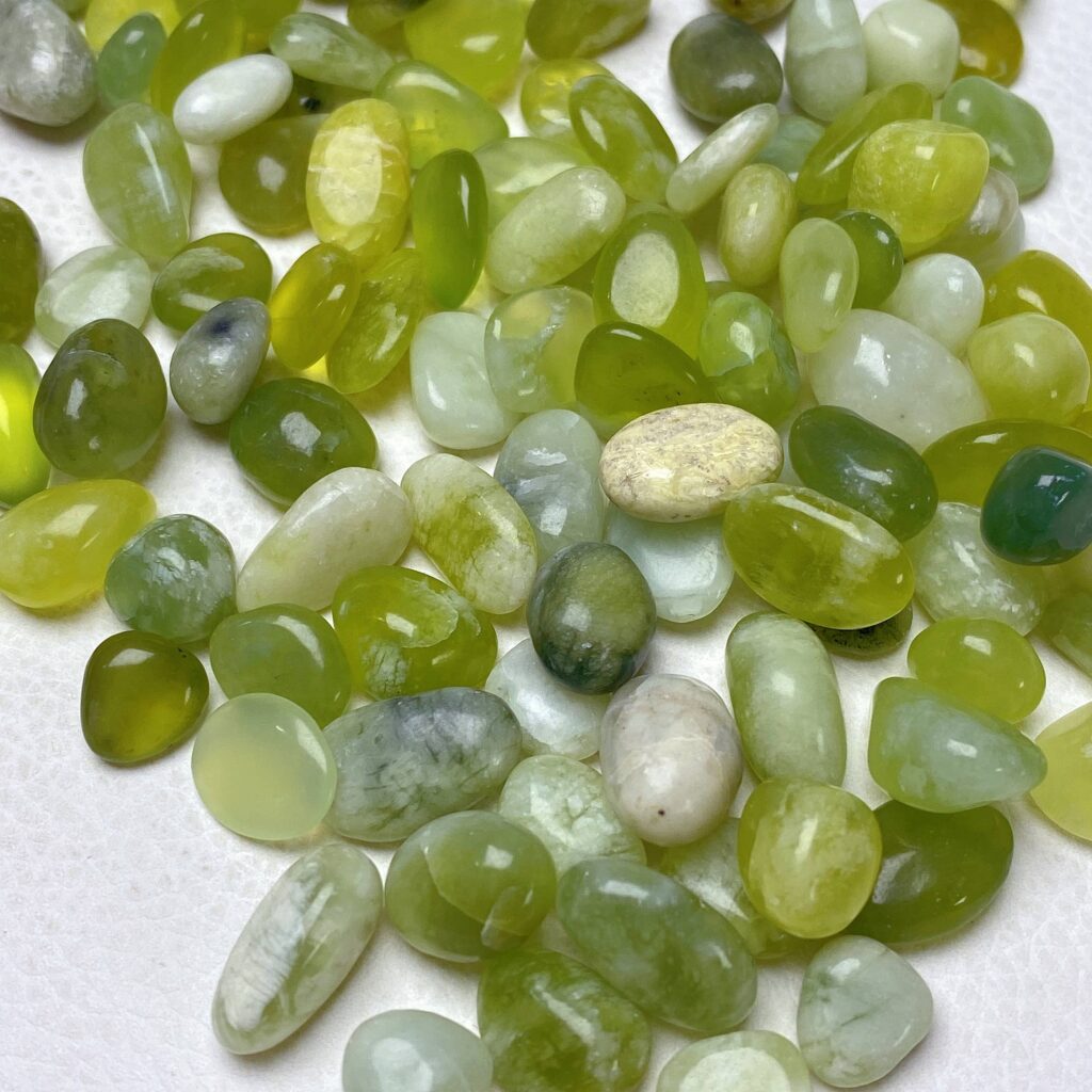 Green Jade Crystal Chips