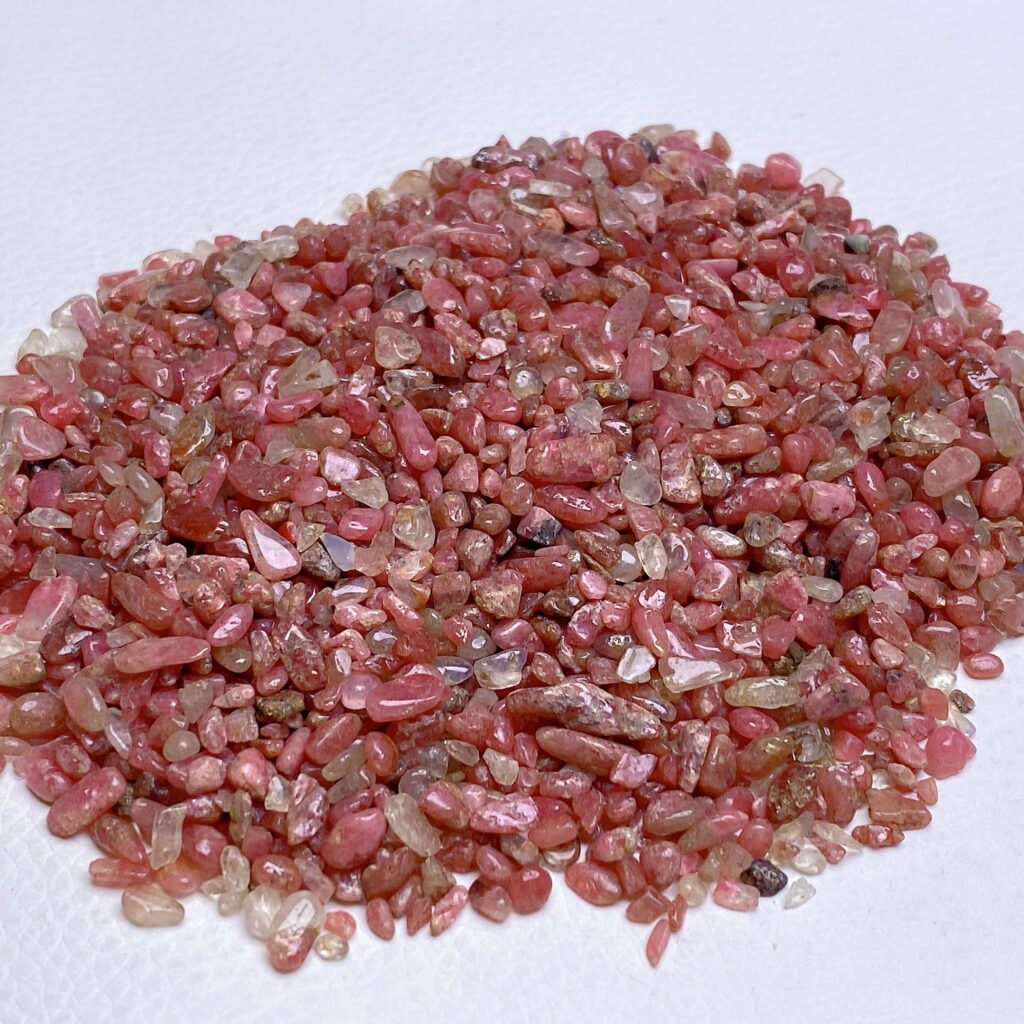 Rhodochrosite Crystal Chips