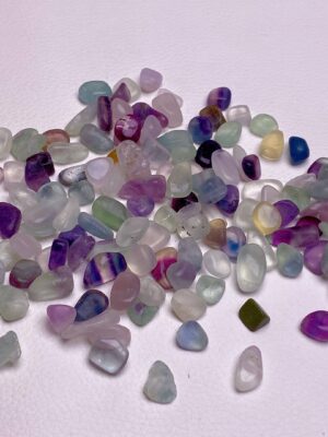 Rainbow Fluorite Crystal Chips