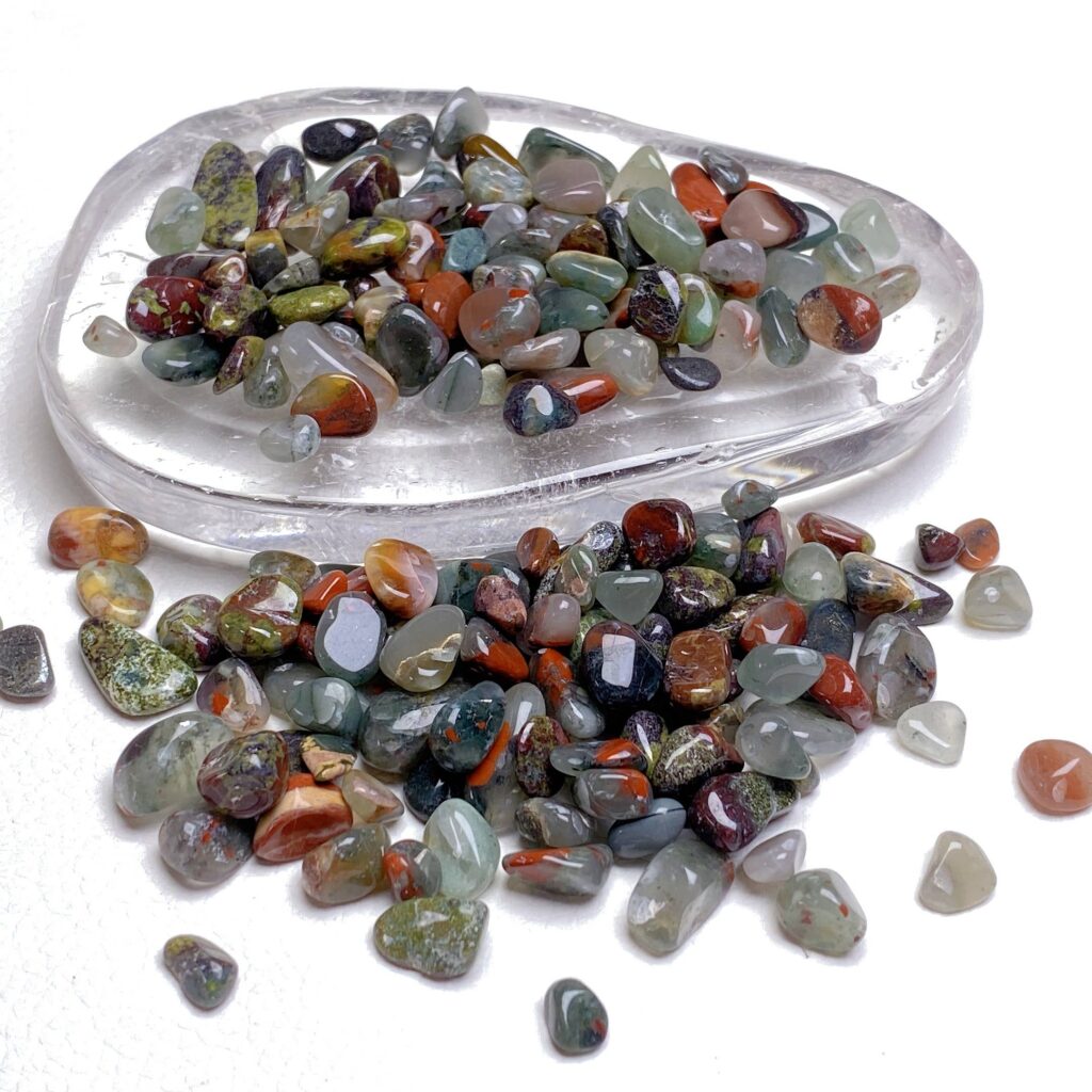 African Bloodstone Crystal Chips