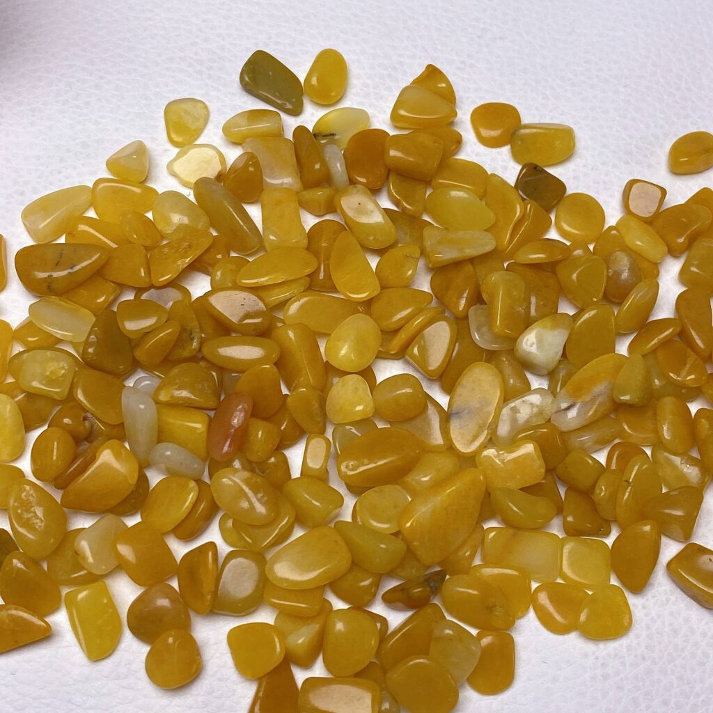 Yellow Jade Crystal Chips