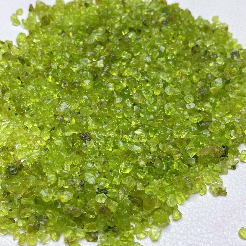 Peridot Crystal Chips