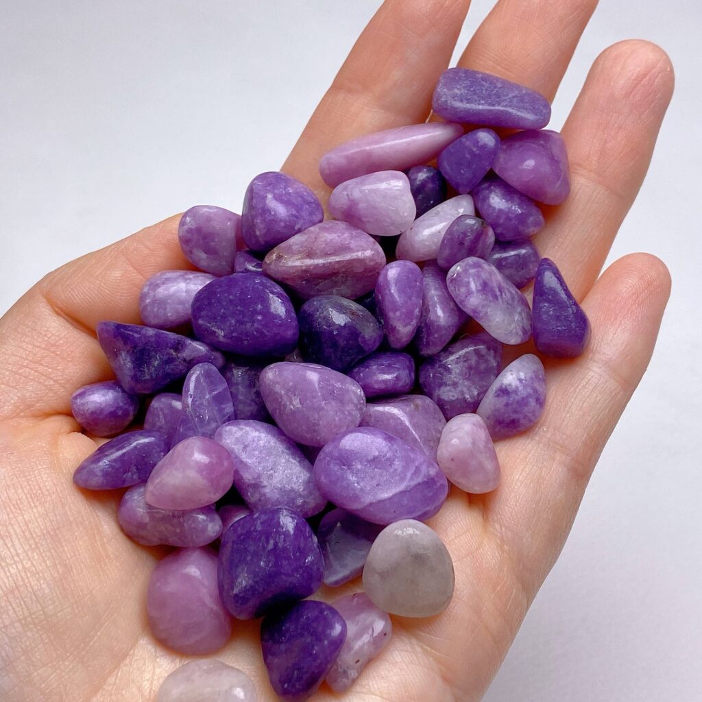 Lepidolite Crystal Chips