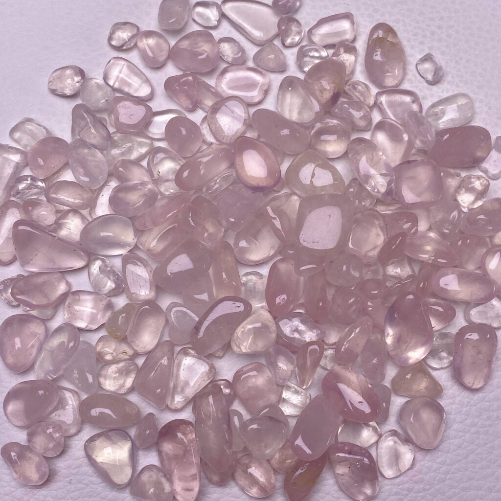 Rose Quartz Crystal Chips