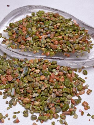 Unakite Crystal Chips