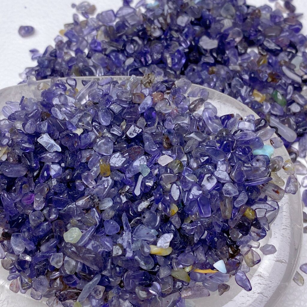 Iolite Crystal Chips