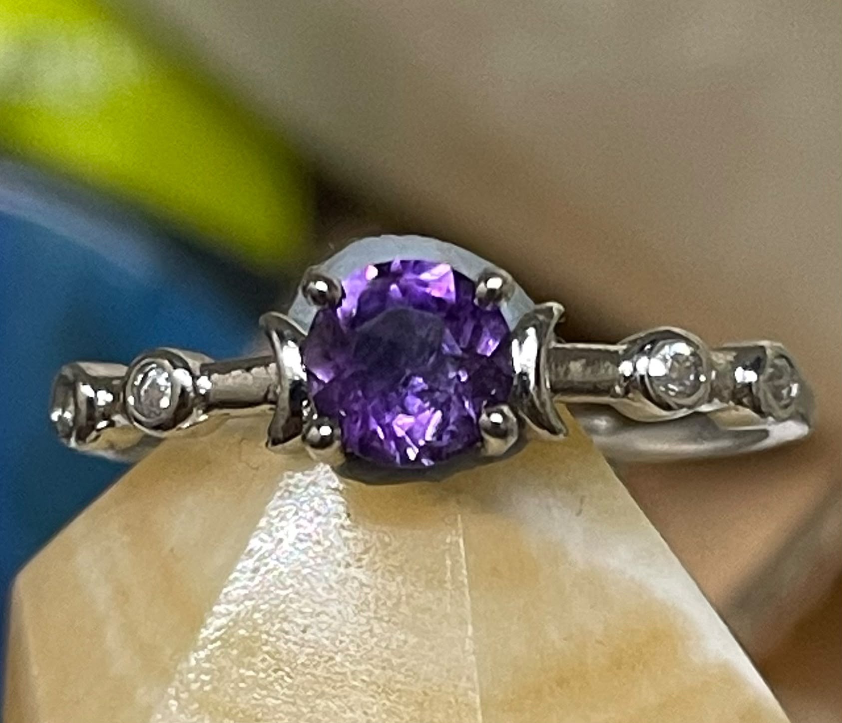 A gemstone ring from our shop