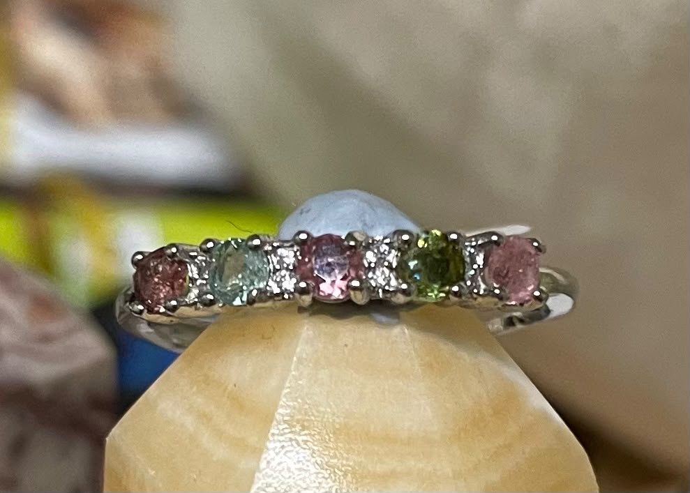 A gemstone ring from our shop