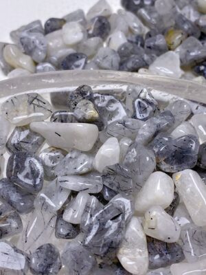 Black Tourmaline Crystal Chips