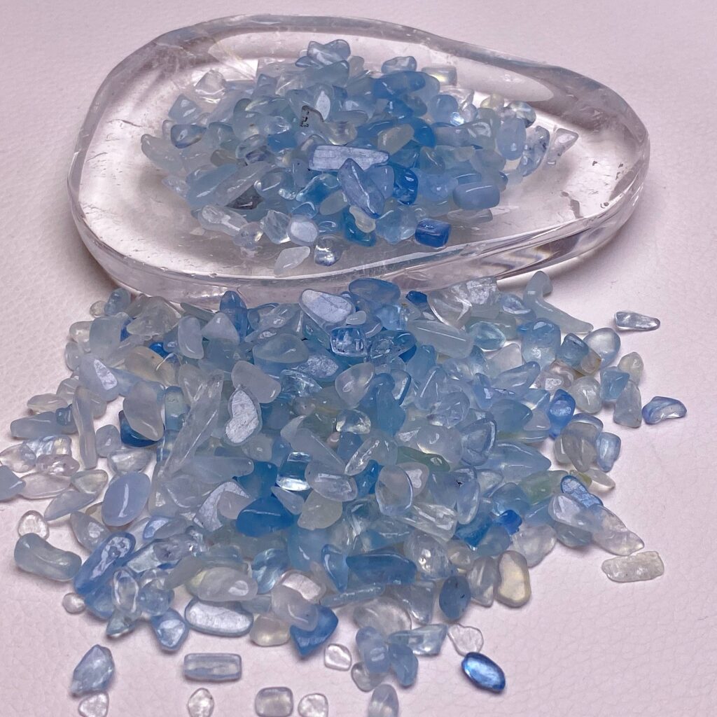 Aquamarine Crystal Chips