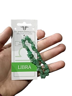 Birthstone Chip Bracelet · Libra · Aventurine