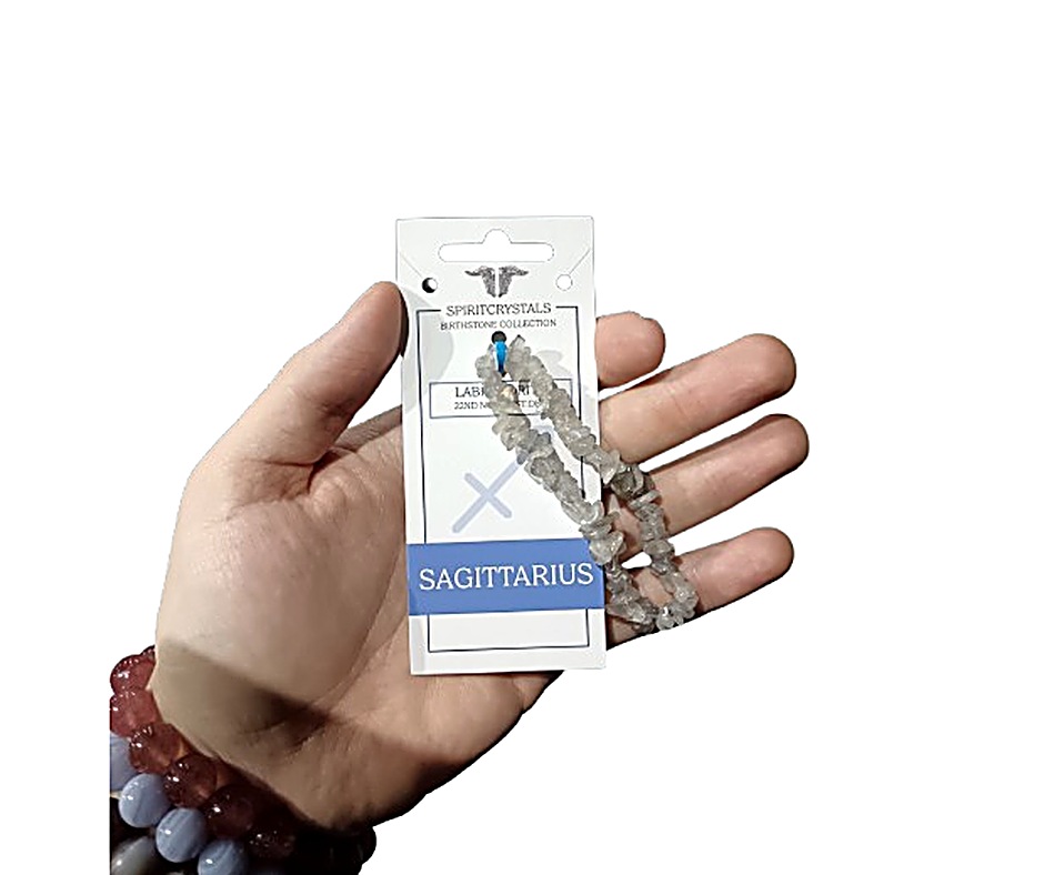 Birthstone Chip Bracelet · Sagittarius · Labradorite