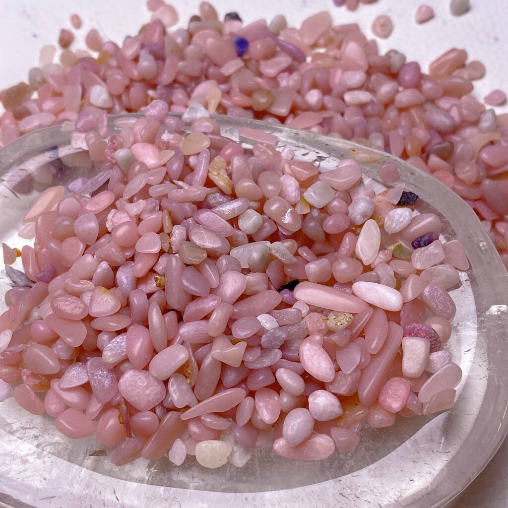 Pink Opal Crystal Chips