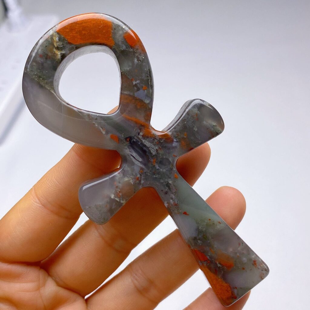 Crystal Ankh · African bloodstone