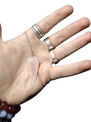 Crystal Pendulum · Rose quartz