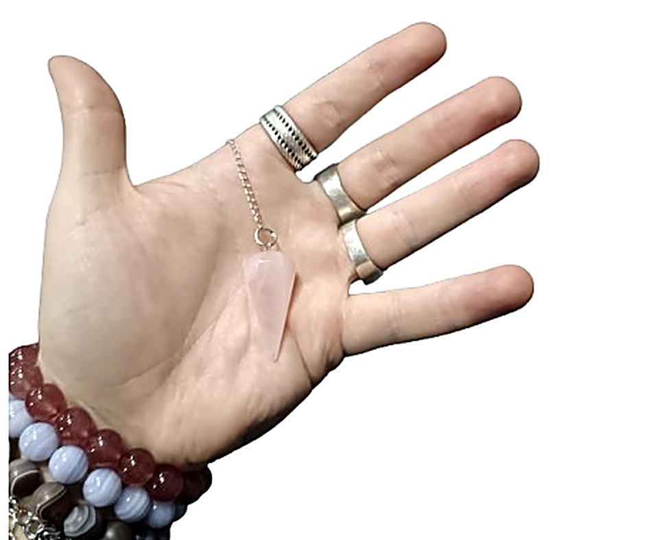 Crystal Pendulum · Rose quartz