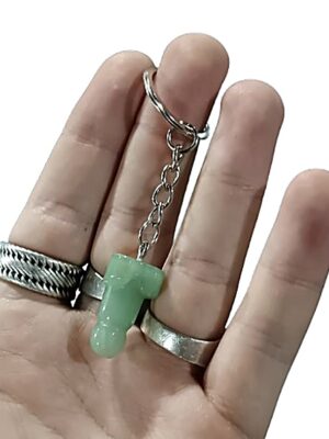 Crystal Penis Keychain · Aventurine