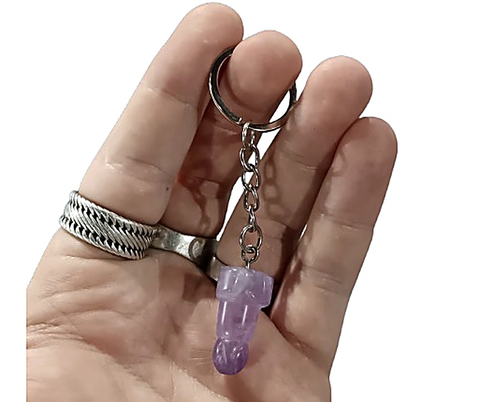 Crystal Penis Keychain