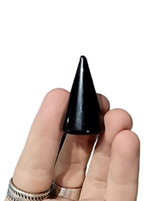 Crystal Ring Holder (Ring Charger) · Obsidian