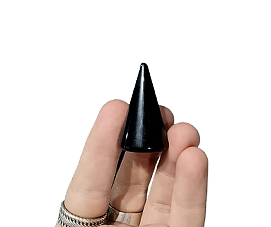 Crystal Ring Holder (Ring Charger) · Obsidian