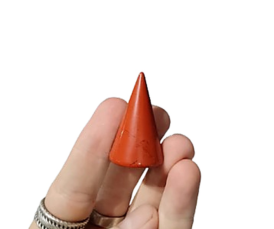 Crystal Ring Holder (Ring Charger) · Red jasper