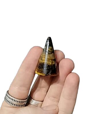 Crystal Ring Holder (Ring Charger) · Tiger's eye