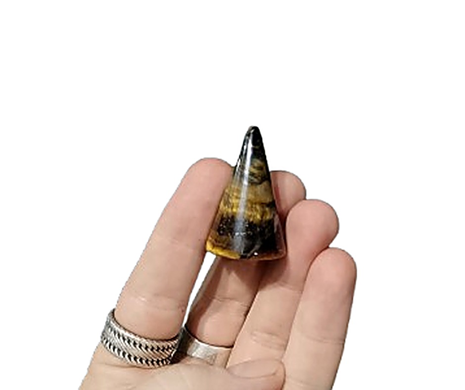 Crystal Ring Holder (Ring Charger) · Tiger's eye