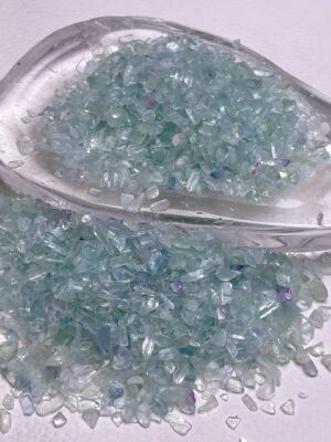 Green Fluorite Crystal Chips