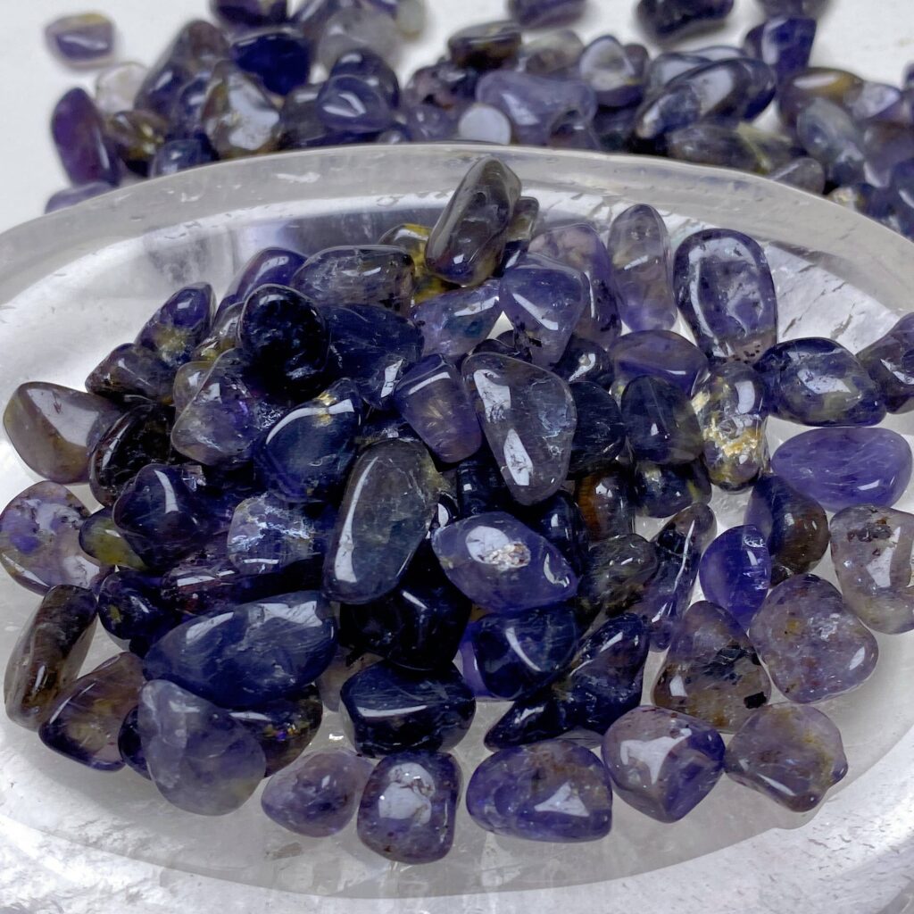 Purple Phantom Quartz Crystal Chips