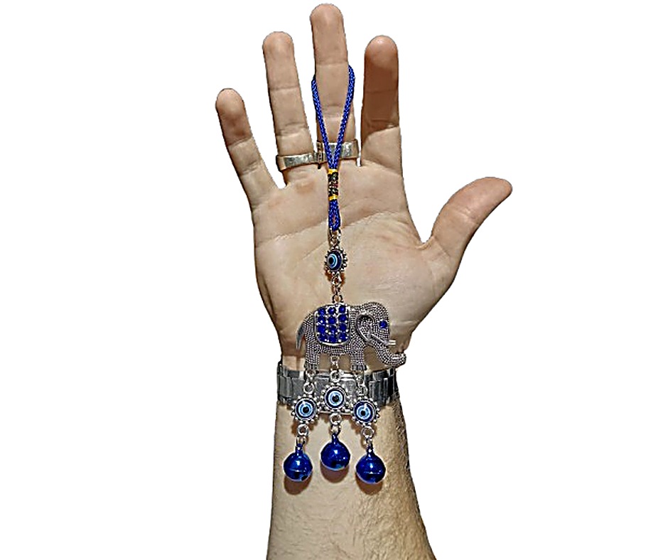 Evil Eye Hanging Decor · Elephant