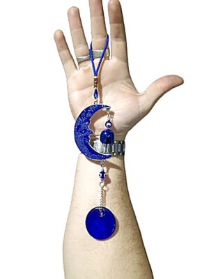 Evil Eye Hanging Decor · Half moon with bell