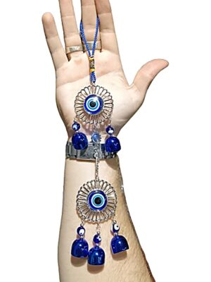 Evil Eye Hanging Decor · Two flowers