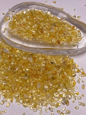 Lemon Quartz Crystal Chips