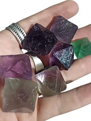 Fluorite Hexagonal Cubes · Green